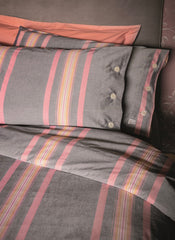 Completo Copripiumino Theo | Bossi | var.05 rosa grigio