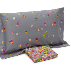 Copripiumino matrimoniale Violetta floreale Mirabello