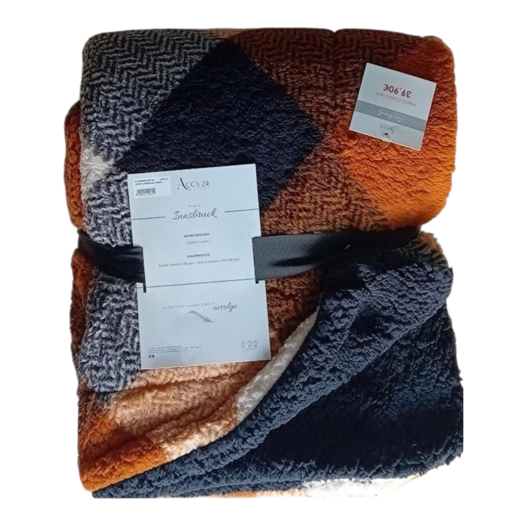 Coperta matrimoniale Innsbruck var. Ocra/antracite