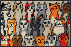 Efia Tappeto o zerbino 30 x 75 cm disegno Kitty People