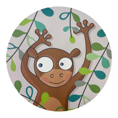 Sottopiatto AntiScivolo dis.Scimmia