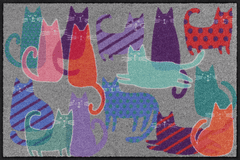 Efia Tappeto o zerbino 50 x 75 cm Cats Meeting