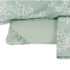Completo letto francese Kimono Fazzini var. Gray Green