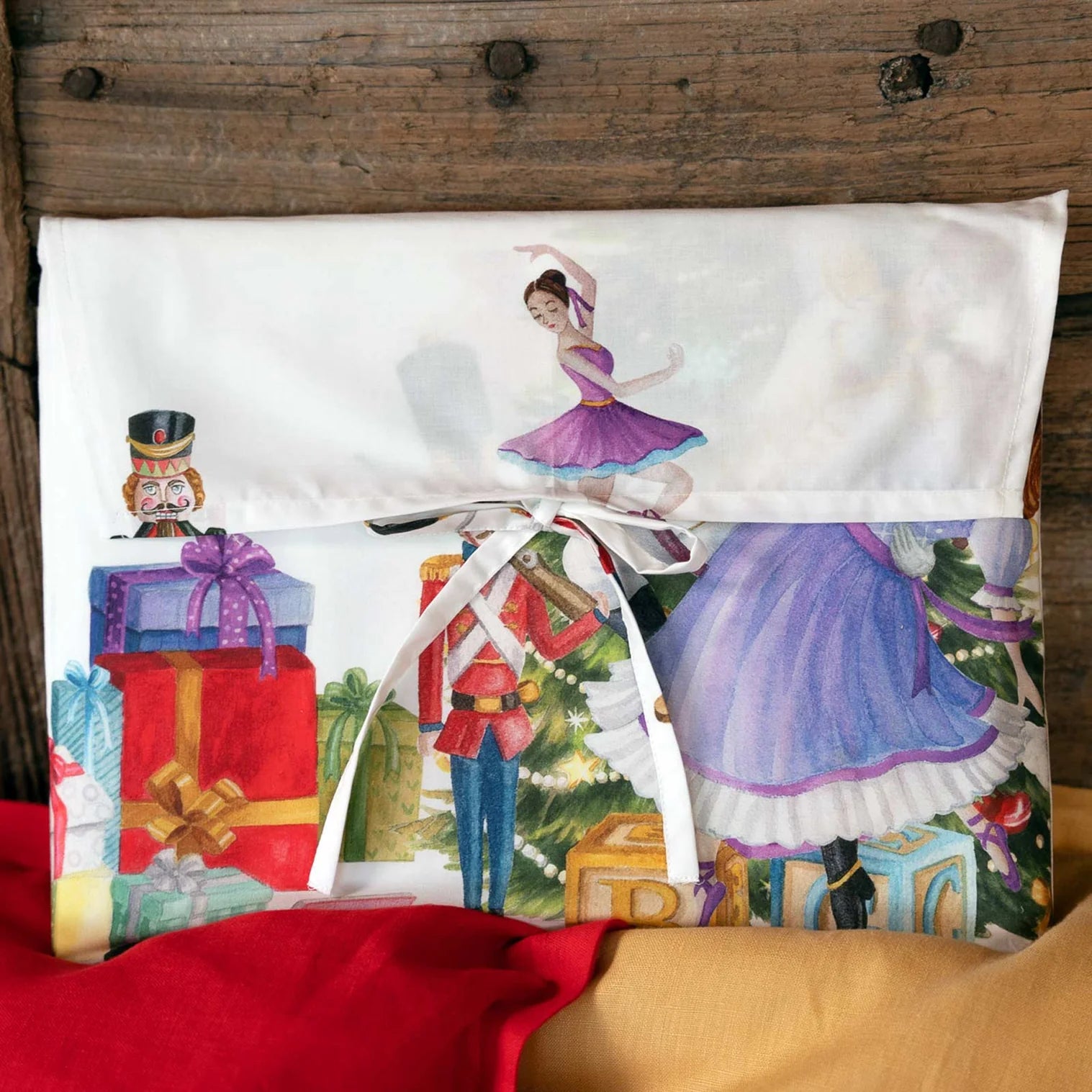 Completo letto matrimoniale Prince Personaggi Tessitura telerie Toscane