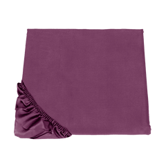 Lenzuolo con angoli due piazze color Prugna 18- Arianna | Fazzini