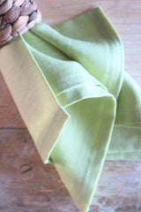 12 Tovaglioli Tiziano Pistacchio Tessitura Toscana Telerie