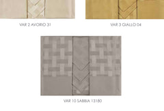 Tovaglia da TAVOLA JACQUARD Intrecci x 6 var. Sabbia