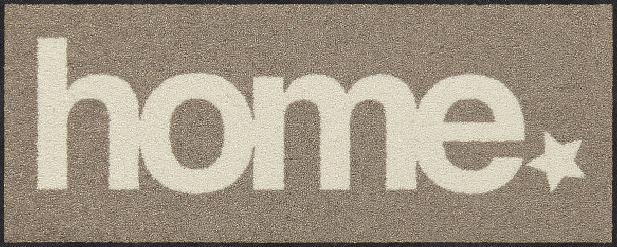 Efia Tappeto o zerbino 30 x 75 cm Home Star Taupe