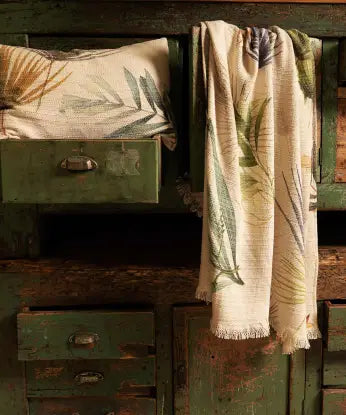 Copriletto matrimoniale Paseo Oasi Tessitura Toscana Telerie