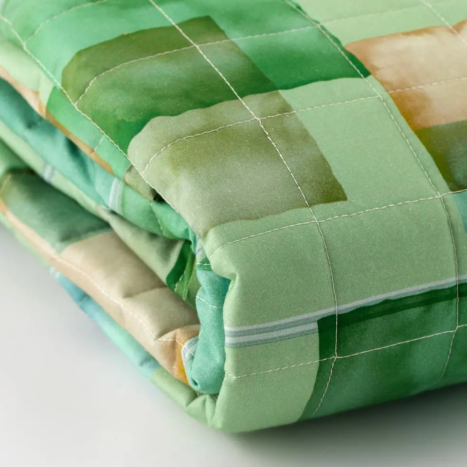 Copriletto trapuntato Filipe piazza e mezzo Riviera var verde