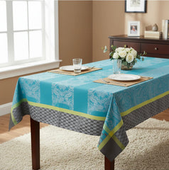 Tovaglia MARSEILLE Tono Azzurro 150 x 300 cm