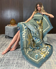 Caldo Pareo Malindi 140 x 180 Tabacco cm Svad Dondi