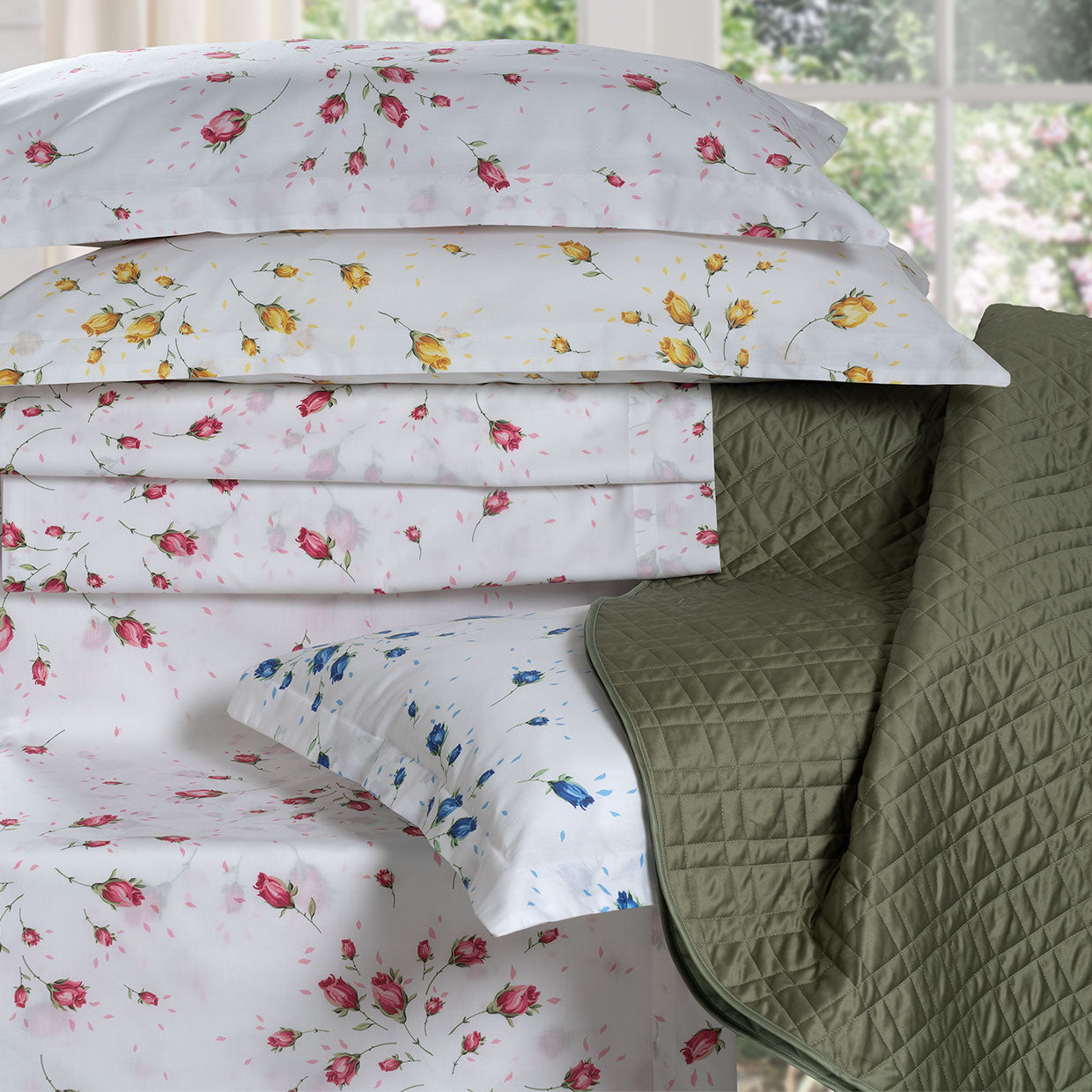 Completo lenzuola piazza e mezzo I100 Le Isole by Dea var. Giallo 4