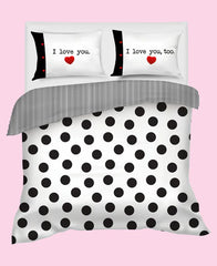 Copripiumino 1 piazza e 1/2 Mon Amour by Camomilla Svad