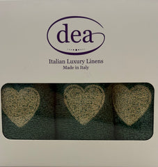 Set lavette cuoricini Dea Home Collection
