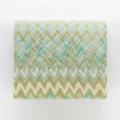 Copriletto trapuntato piazza e mezzo Jambo Riviera var. Verde