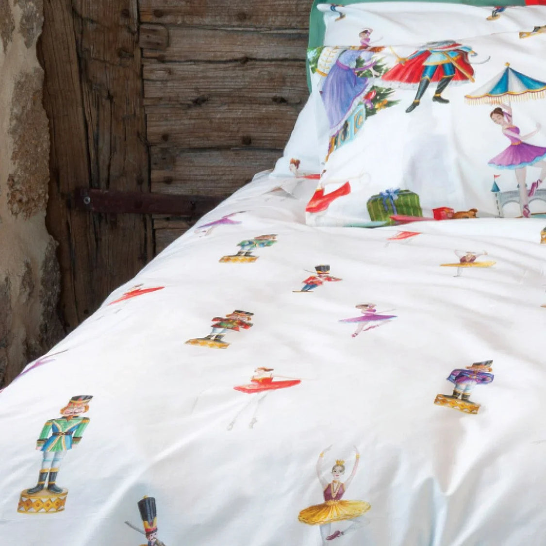 Completo letto matrimoniale Prince Personaggi Tessitura telerie Toscane