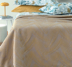 Copriletto liscio matrimoniale Shadow Svad Dondi var. Crema