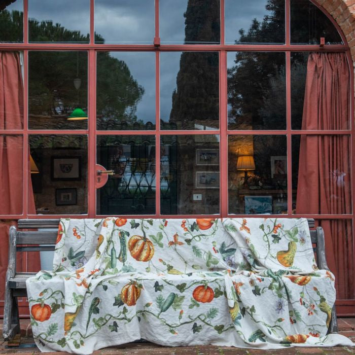 Tovaglia rettangolare X 12 Kurbis Tessitura Toscana Telerie