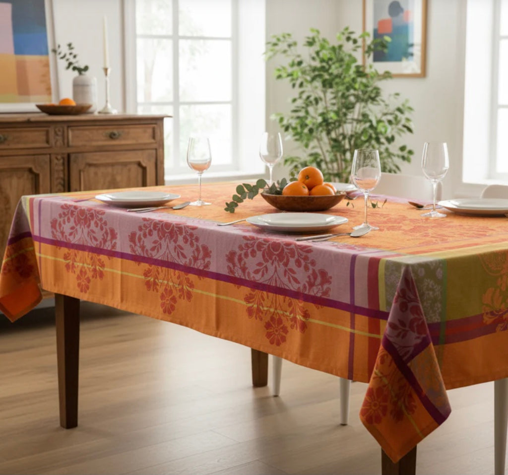 Tovaglia MARSEILLE Tono Arancio 150 x 240 cm