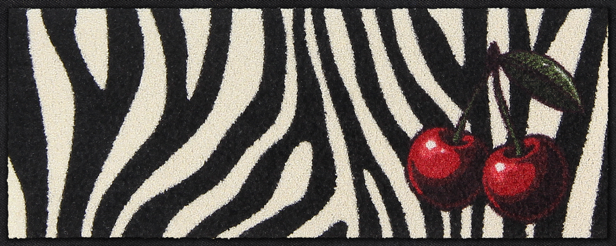 Efia Tappeto o zerbino 30 x 75cm Cherry Cherry Zebra