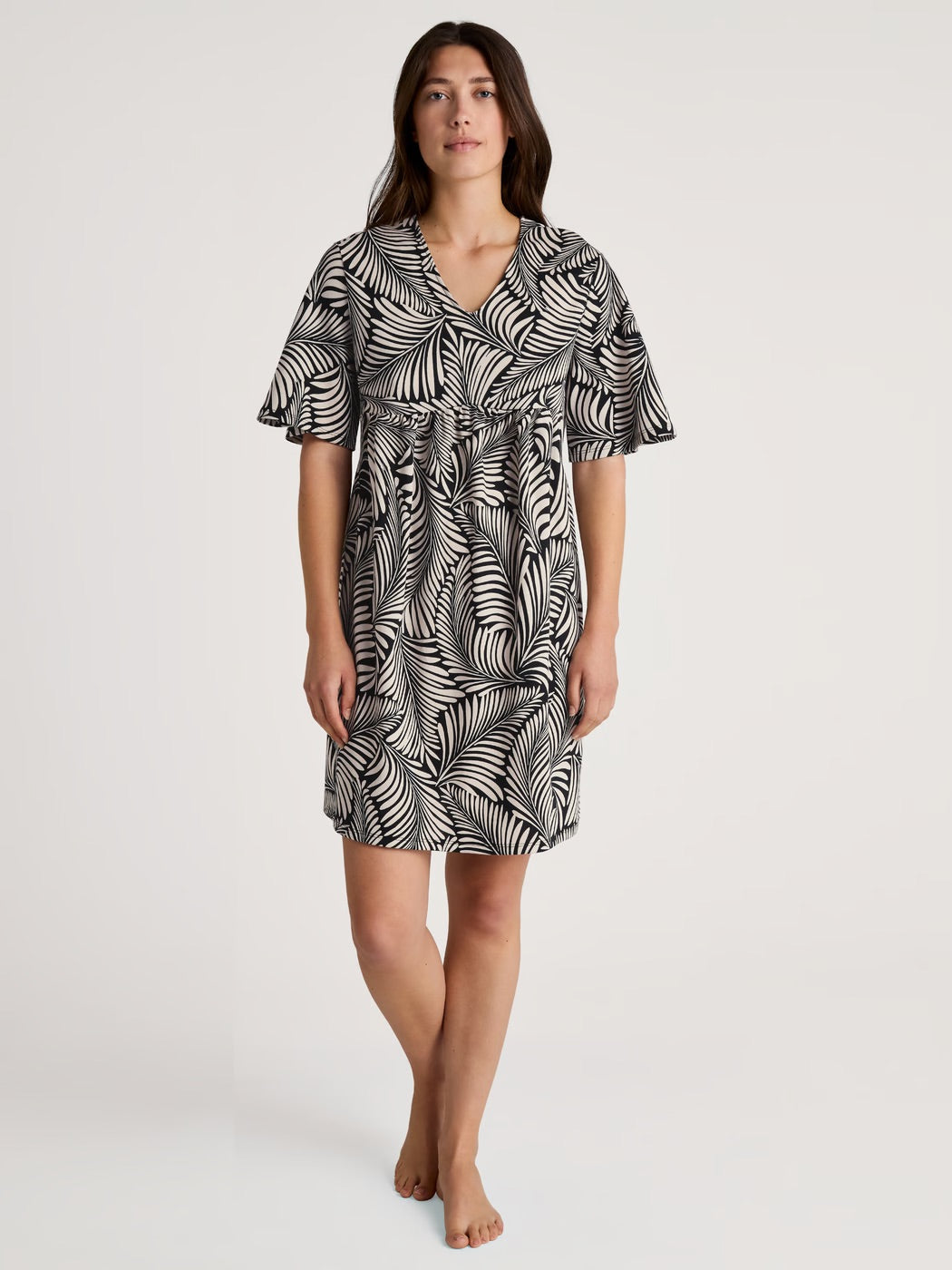 Camicia da notte Calida a maniche corte lunghezza 95cm taglia XS