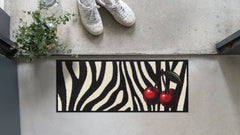 Efia Tappeto o zerbino 30 x 75cm Cherry Cherry Zebra