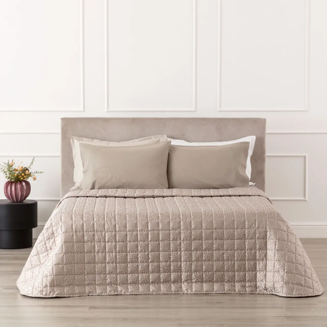 Trapuntino Jacquard Leopard var. Mandorlo Reevèr