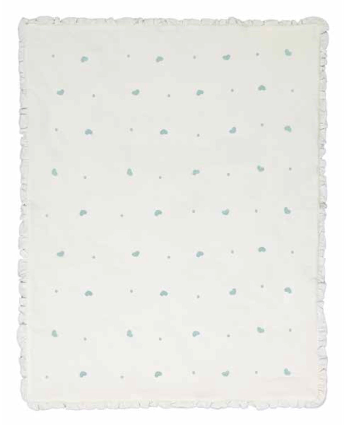 Trapuntino letto sbarre Cuoricini