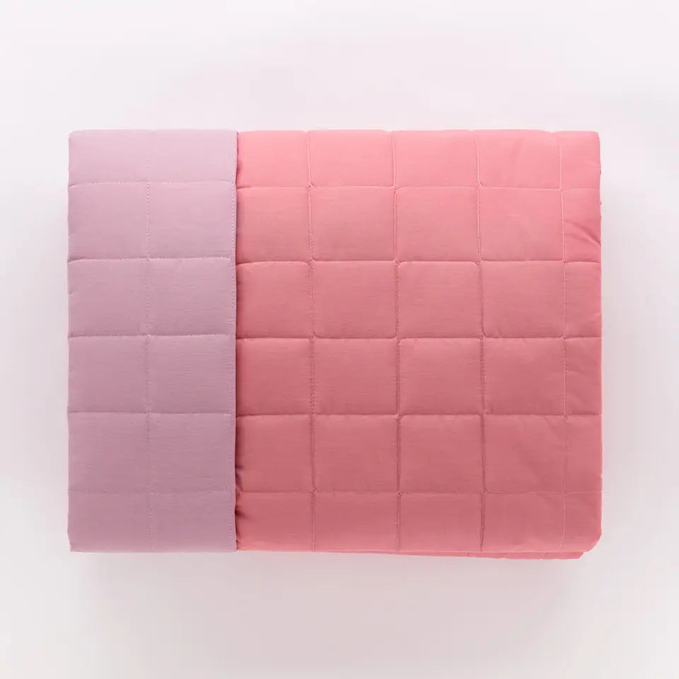 Copriletto trapuntato 1 piazza Paint var. Rosa Malva