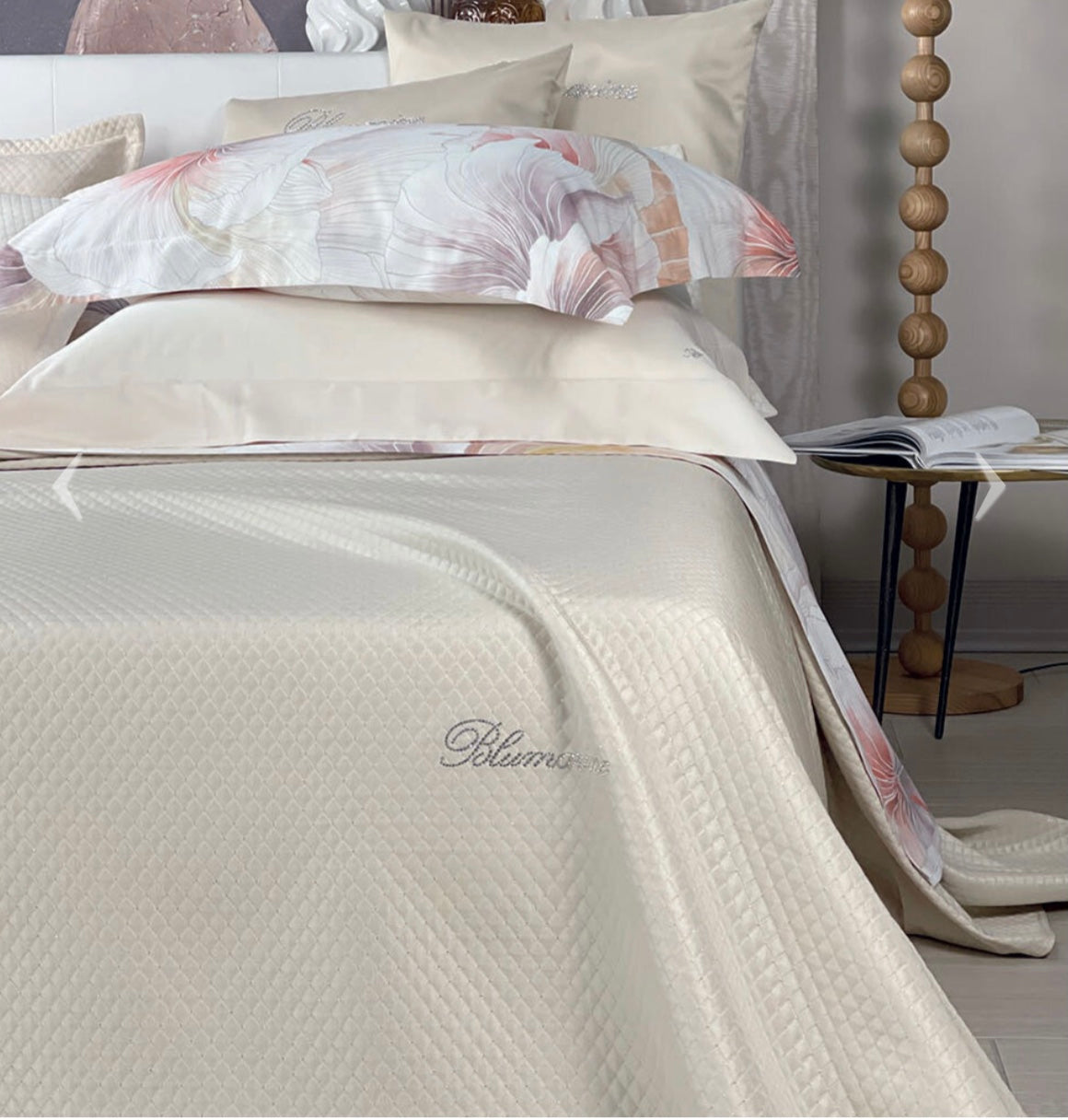 Copriletto Primizia Blumarine var. Burro