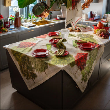 Tovaglia in lino x 12 | Greeson | Tessitura Toscana Telerie