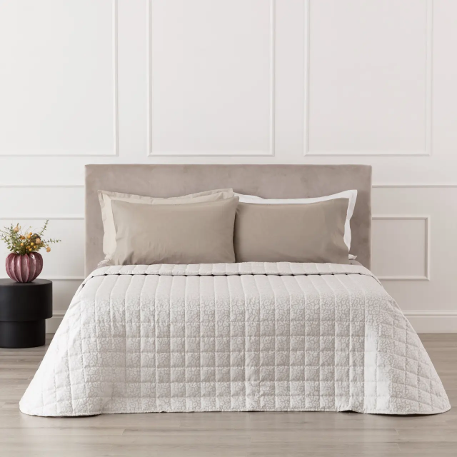 Trapuntino Jacquard Leopard var. Milk Reevèr