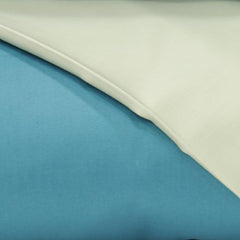 Copripiumino raso di cotone matrimoniale Incanto Riviera Ottanio Avorio