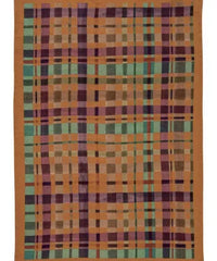 Strofinaccio in 100% Canapa dis. Clan Arancio Tessitura Toscana Telerie