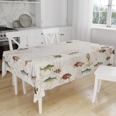Tovaglia da tavola x 6 stampa digitale dis. Pesci