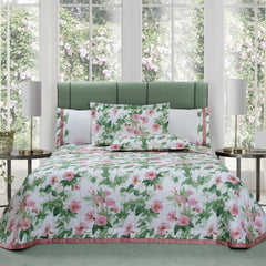 Completo lenzuola matrimoniale Le Isole Dea home Collection I80 var. Rosa