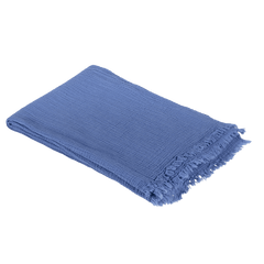 Copriletto matrimoniale Criss cross Fazzini var. Blu