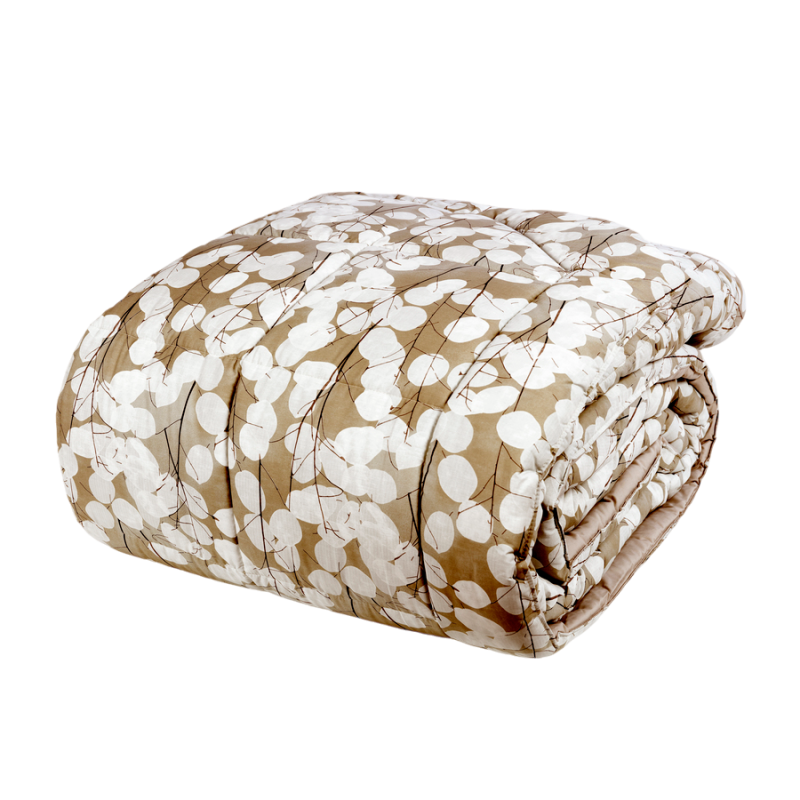 Trapunta matrimoniale Lunaria Fazzini var. Tortora