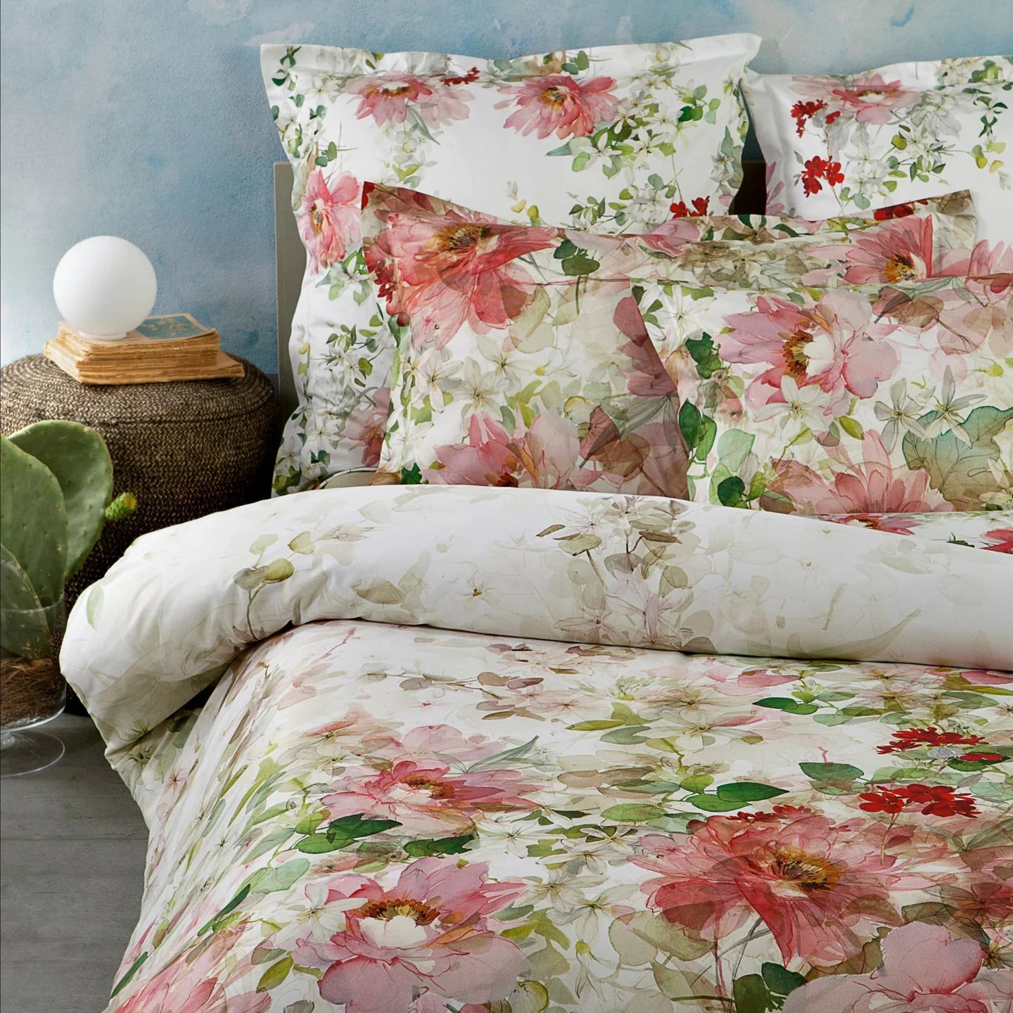 Copripiumino matrimoniale Scented Blossom var. Rosa Mirabello