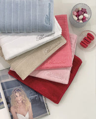 Set asciugamani viso e bidet Mademoiselle Blumarine var. Lacca