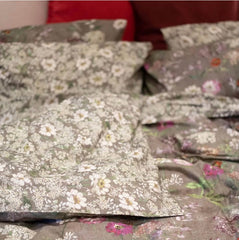 Parure copripiumino matrimoniale  | Chiardiluna | Tessitura Telerie Toscane