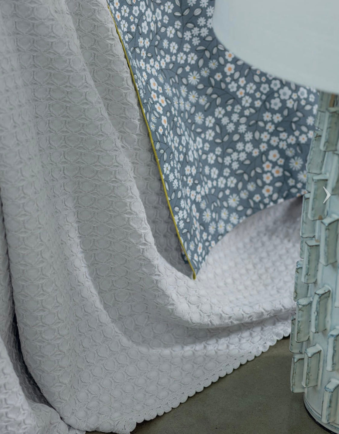 Copriletto matrimoniale Madeira | Svad | var. Bianco