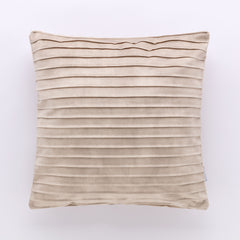Cuscino in velluto 50x50 cm bianco - Goodly Plissé | Riviera | Carillo Home