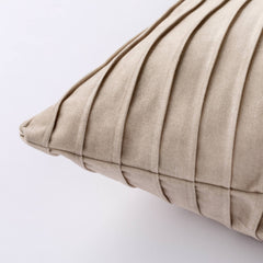Cuscino in velluto 50x50 cm bianco - Goodly Plissé | Riviera | Carillo Home