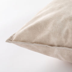 Cuscino in velluto 50x50 cm bianco - Goodly | Riviera | Carillo Home