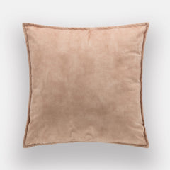 Cuscino in velluto 50x50 cm beige- Goodly | Riviera | Carillo Home
