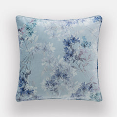 Cuscino in velluto 50x50 cm azzurro - Flora | Riviera | Carillo Home
