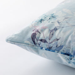Cuscino in velluto 50x50 cm azzurro - Flora | Riviera | Carillo Home