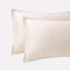 Coppia di federe cm 50*80 perla - Prestige | Reevèr | Carillo Home